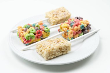 Marshmallow square bar or rice crispy treat clipart