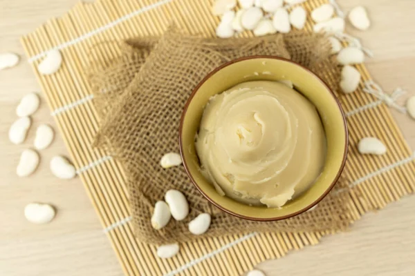 Japanse shiroan of witte bonen pasta — Stockfoto