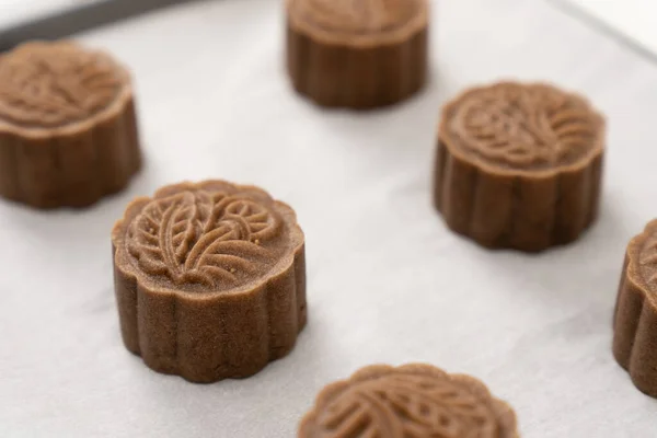 Mocha chinesa tradicional mooncake — Fotografia de Stock