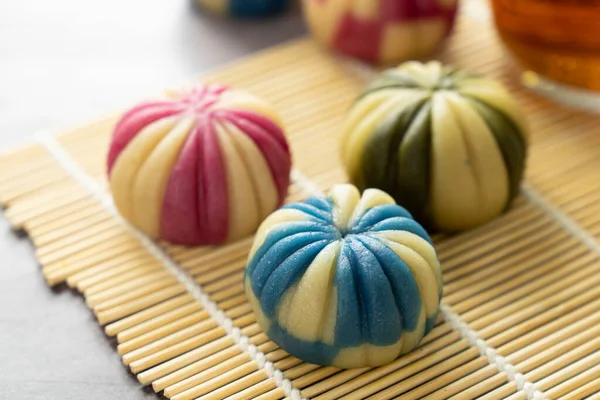 Geleneksel Japon pastası wagashi — Stok fotoğraf