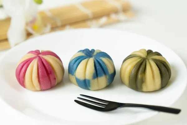 Geleneksel Japon pastası wagashi — Stok fotoğraf