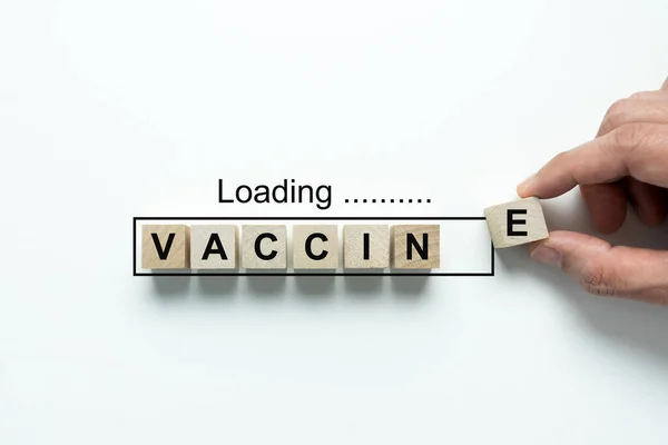 Covid-19 vaccinets beredvillighet pågår — Stockfoto