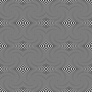 Sorunsuz op sanat desen. Satırları doku. Vektör sanat.