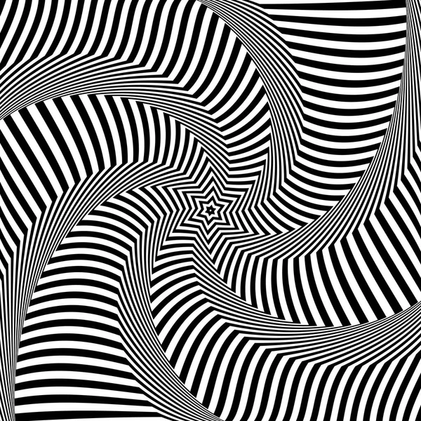 Абстрактний Дизайн Оптичного Мистецтва Текстура Ліній Векторні Ілюстрації — стоковий вектор