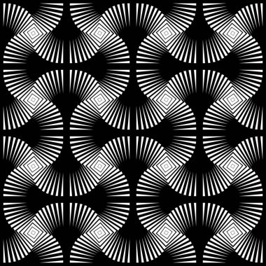 Seamless geometrik kontrol modeli. Satırları doku. Vektör sanat.