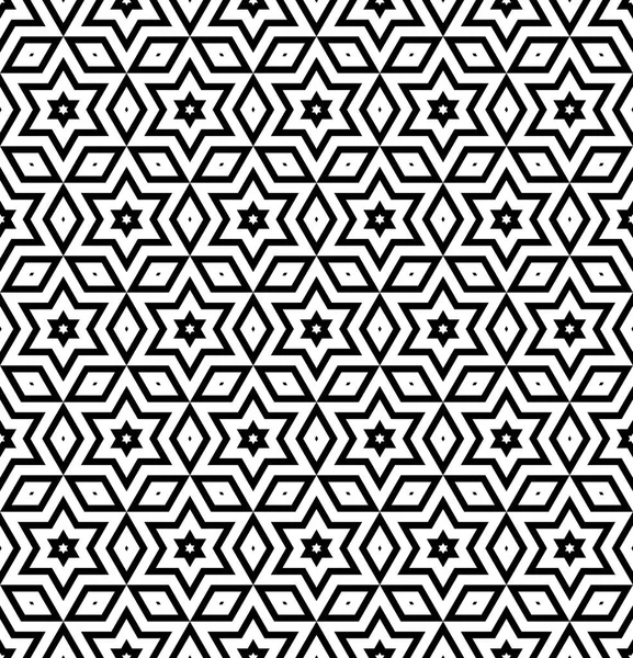 Seamless Geometric Pattern Vector Art — Stock Vector