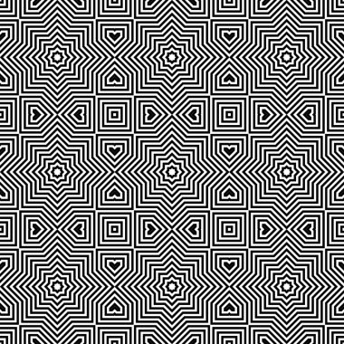 Kesintisiz geometrik desen. Satırları doku. Vektör sanat.