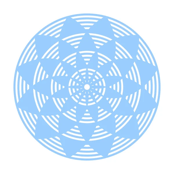 Elemento Diseño Circular Patrón Geométrico Arte Vectorial — Archivo Imágenes Vectoriales