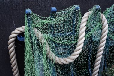 Baltık net ve ip Balık tutma.