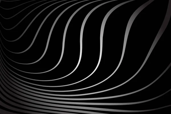 Abstraktes Design Wellenförmige Linien Vektorkunst — Stockvektor