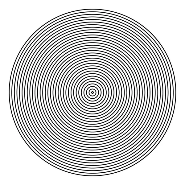 Soyut geometrik çember deseni. Çizgi dokusu. Vektör sanatı.