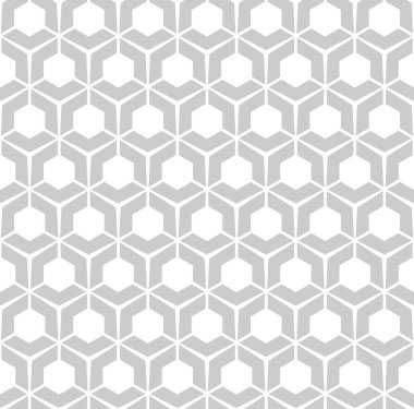 Kusursuz altıgen deseni. Geometrik doku. Vektör sanatı.