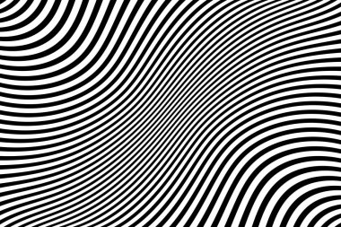 Dalgalı çizgiler doku soyut. Çizgili arka plan. Vektör sanat.