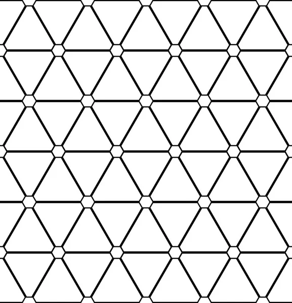无缝的三角形和六边形图案 几何纹理 矢量艺术 — 图库矢量图片