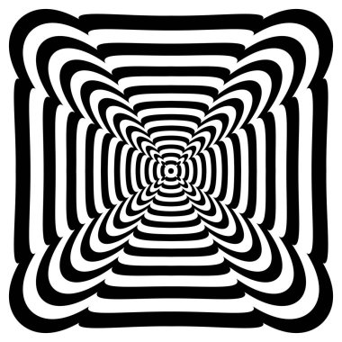 Soyut tasarım öğesi. Vektör sanat.