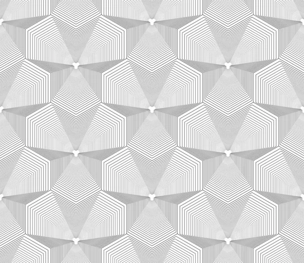 Nahtlose Art Muster Textur Geometrischer Linien Vektorkunst — Stockvektor