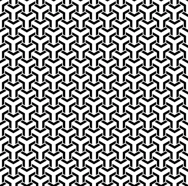 Sokszög Alakú Varrat Nélküli Mintát Geometriai Textúra Vektor Art — Stock Vector