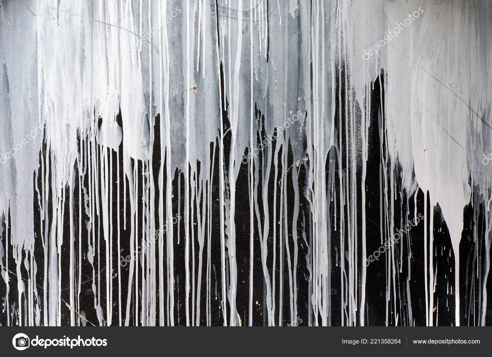 Black drip painting deals