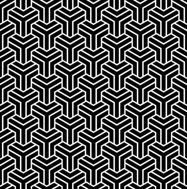 Seamless çokgen modeli. Geometrik doku. Vektör sanat.