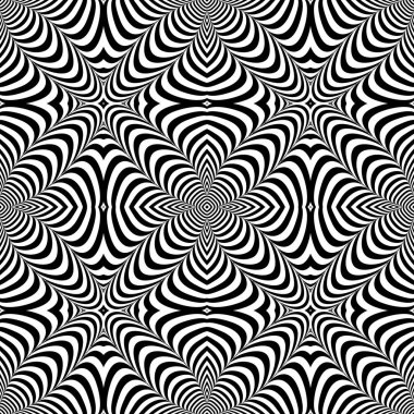 Sorunsuz op sanat desen. 3D doku. Vektör sanat.