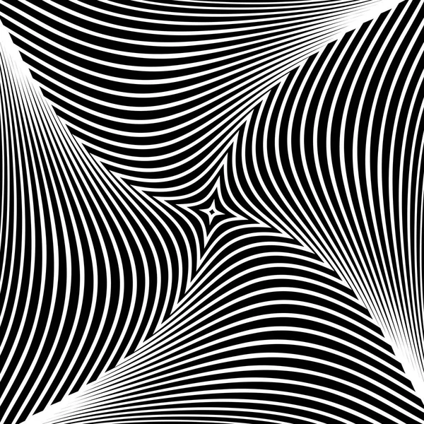 Conception Abstraite Art Mouvement Rotation Illustration Vectorielle — Image vectorielle