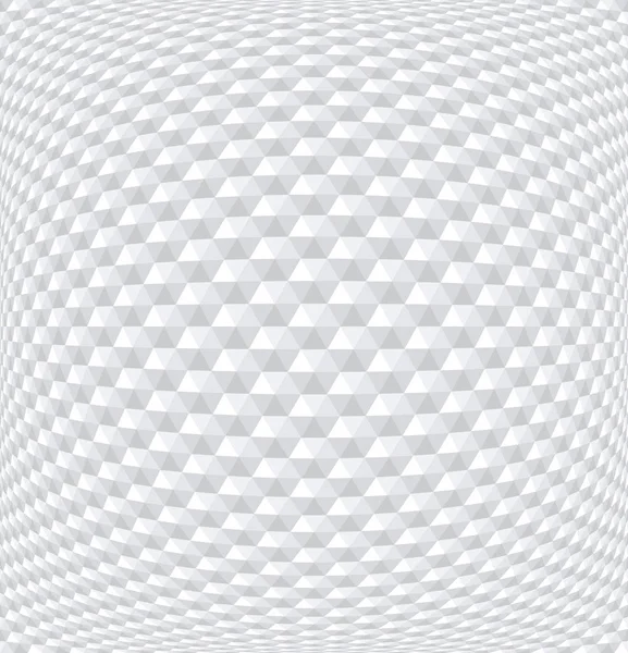 Patrón Hexagones Convexos Fondo Geométrico Blanco Efecto Arte Vectorial — Vector de stock