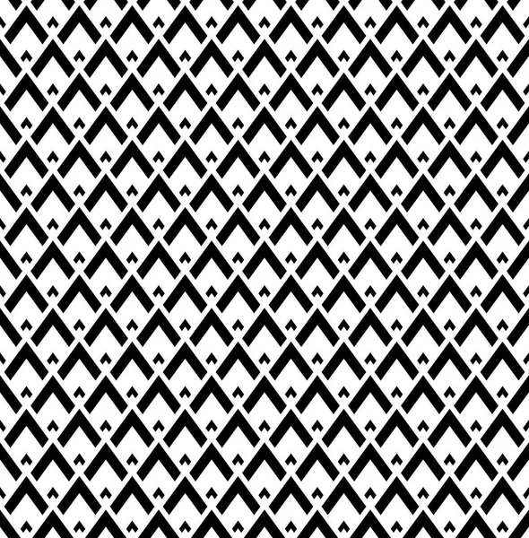 Seamless Black White Geometric Pattern Vector Art — Stock Vector