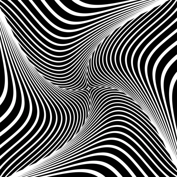 Diseño Abstracto Art Ilusión Movimiento Giratorio Arte Vectorial — Archivo Imágenes Vectoriales