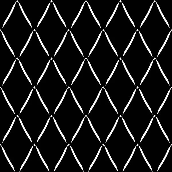 Бесшовный Геометрический Рисунок Алмазов Абстрактный Черный Текстурированный Фон Векторное Искусство — стоковый вектор