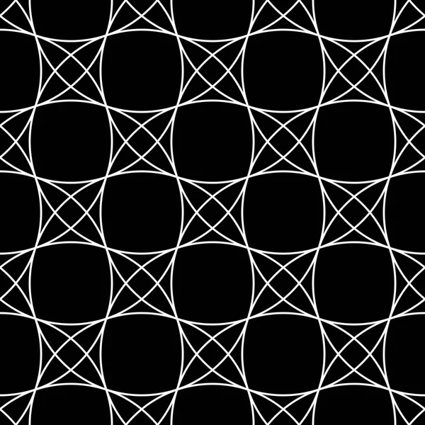 Naadloze Geometrische Patroon Zwart Wit Textuur Achtergrond Vector Kunst — Stockvector