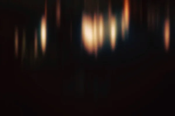 Flare Noite Escura Abstrato Desfocado Fundo — Fotografia de Stock