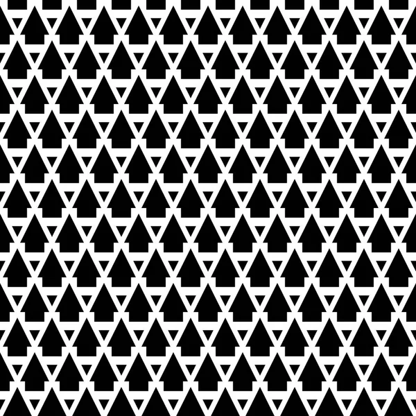 Безшовний Геометричний Малюнок Чорно Біла Текстура Векторне Мистецтво — стоковий вектор