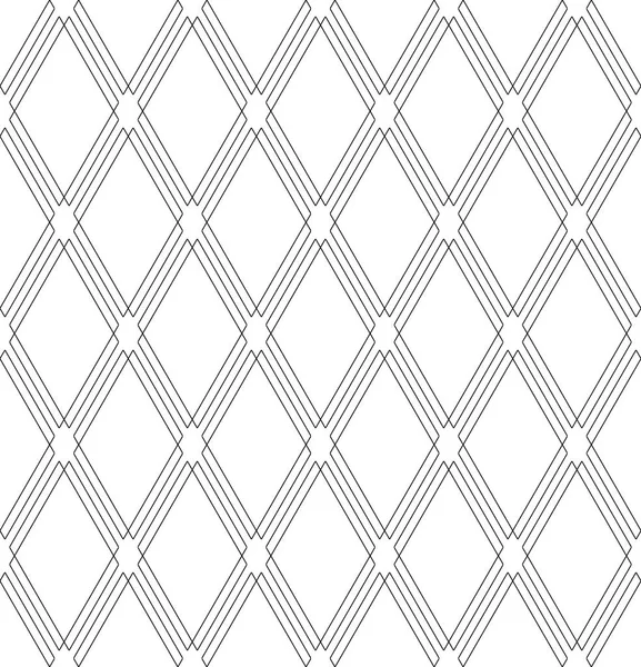 Seamless Diamonds Pattern Geomrtric Texture White Textured Background Vector Art — Stock Vector