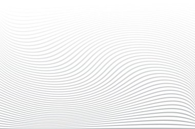 Beyaz arka plan dokulu. Dalgalı çizgiler doku. Vektör sanat.