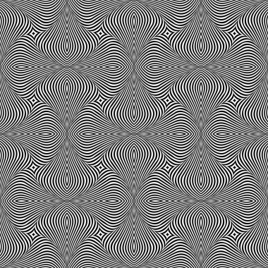 Sorunsuz op sanat desen. Satırları doku. Vektör sanat.