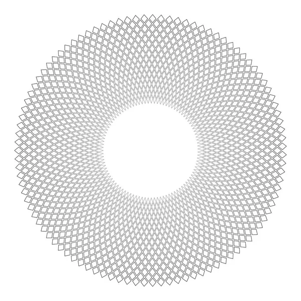 Cercle Élément Conception Modèle Géométrique Abstrait Art Vectoriel — Image vectorielle