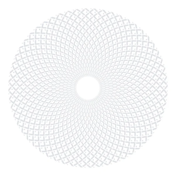 Elemento de diseño circular. Patrón de rotación geométrica abstracta . — Archivo Imágenes Vectoriales