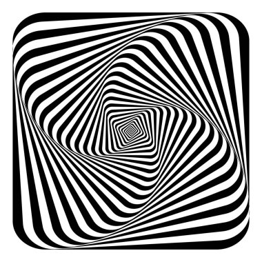 Op sanat şekli soyut. Geometrik tasarım öğesi.