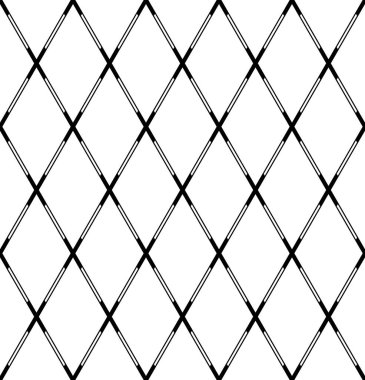 Kesintisiz geometrik elmas desen. Criss-cross satırları doku.