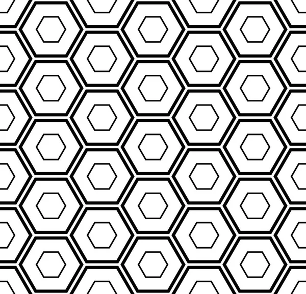 Modèle hexagonal sans couture. Texture géométrique . — Image vectorielle