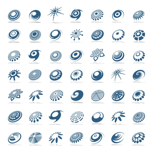 Elementen ontwerpset. abstracte pictogrammen. — Stockvector