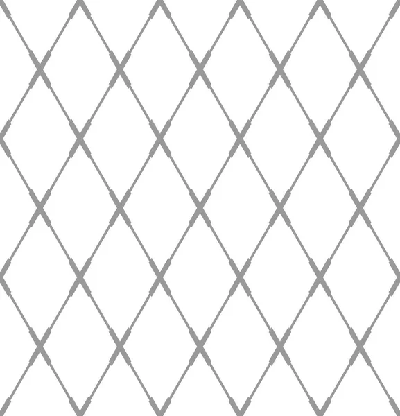 Naadloze diamanten patroon. Geometrische criss-cross lijnen textuur. — Stockvector