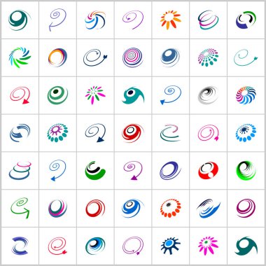 tasarım öğeleri kümesi. soyut simgeler. 