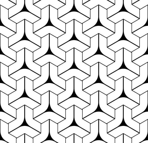 Бесшовный геометрический изометрический узор. 3D иллюзия . — стоковый вектор