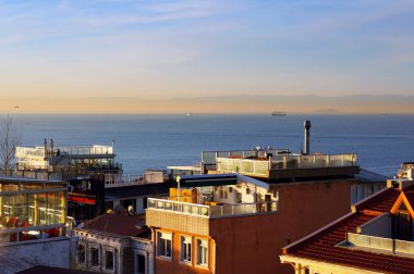 Boğaz görünümüne. Istanbul, Türkiye.   