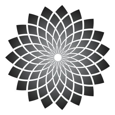 Tasarım öğesi. Soyut geometrik desen.