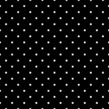 Dikişsiz noktalı desen. Siyah arka plan üzerinde beyaz kare nokta. 
