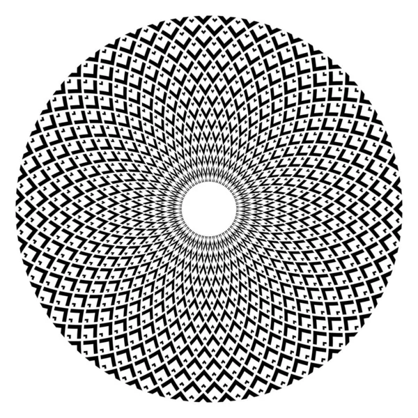 Cirkel geometrische patroon. Ontwerpelement. — Stockvector