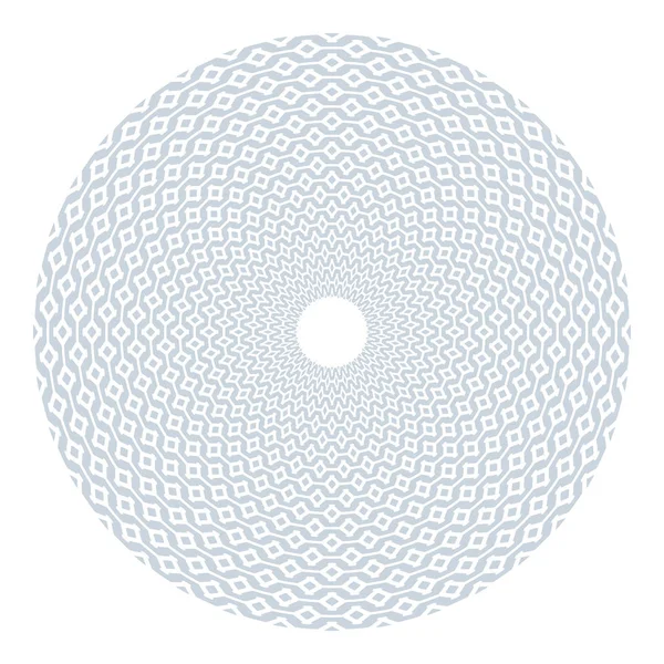 Patrón geométrico circular. Elemento de diseño . — Vector de stock