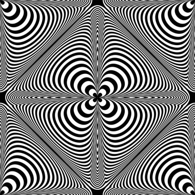 Sorunsuz kontrol op sanat çizgileri deseni. 3d doku. 